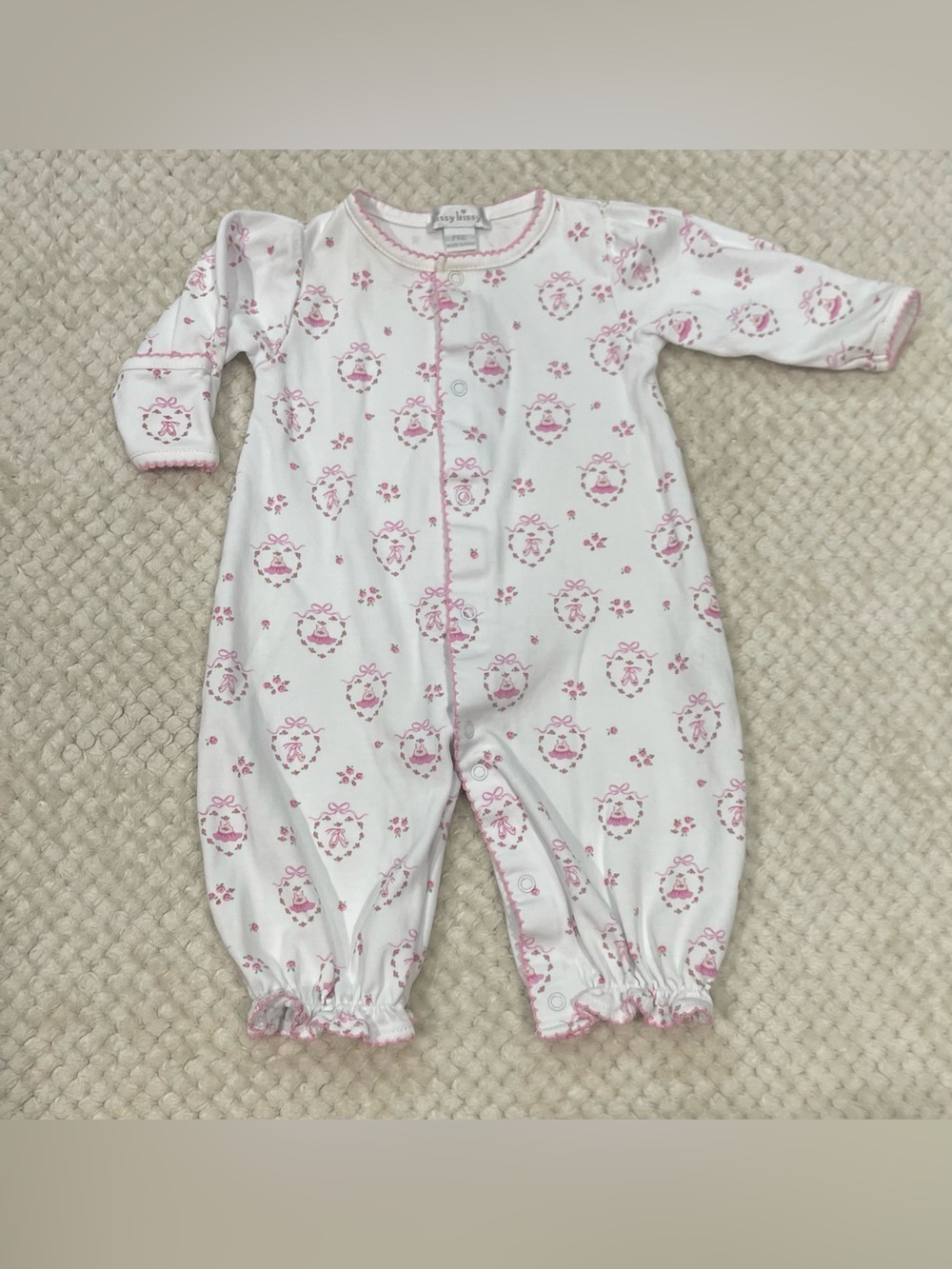 Kissy Kissy Ballerina Convertible Gown Romper Size Premie